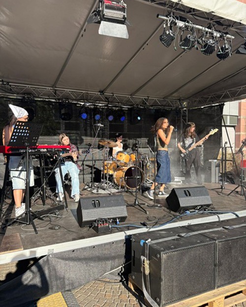 instagram post Unsere Band beim Jugend-K