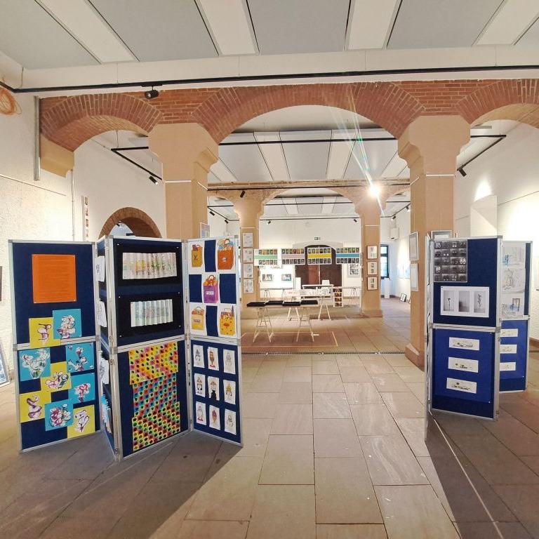 instagram post SCHULKUNST-Ausstellung „S