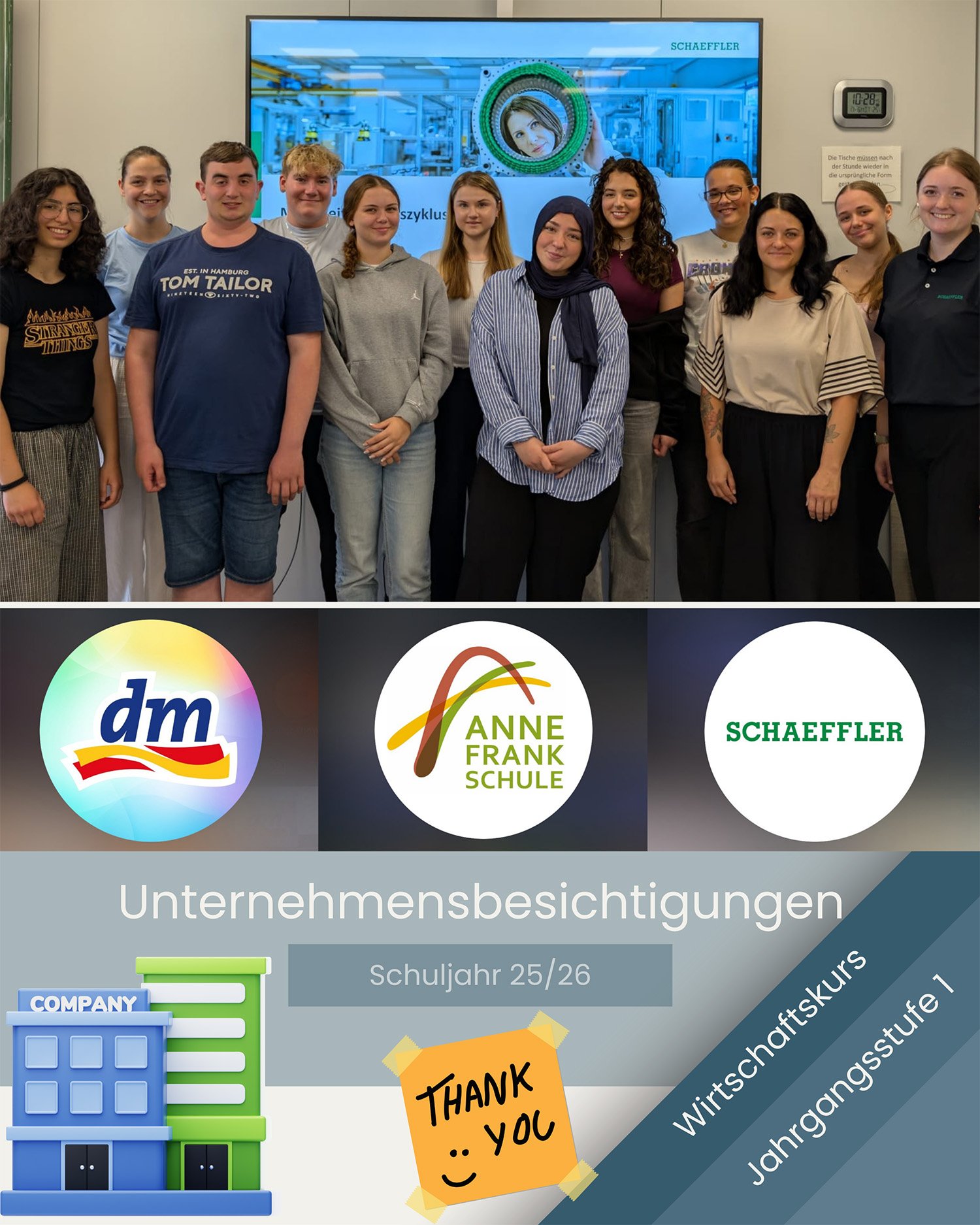 instagram post Wirtschaft hautnah erlebe