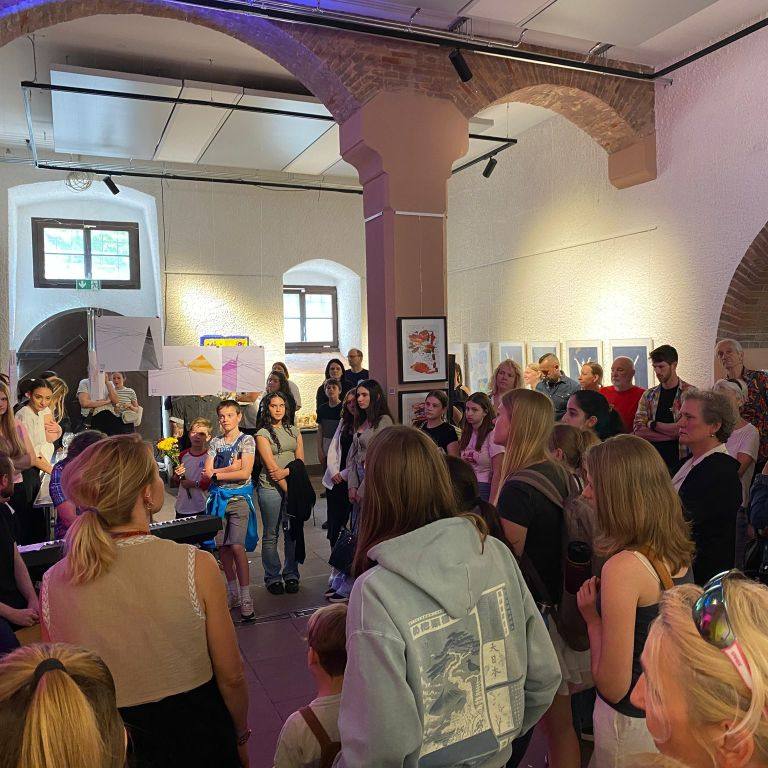 instagram post SCHULKUNST-Ausstellung „S