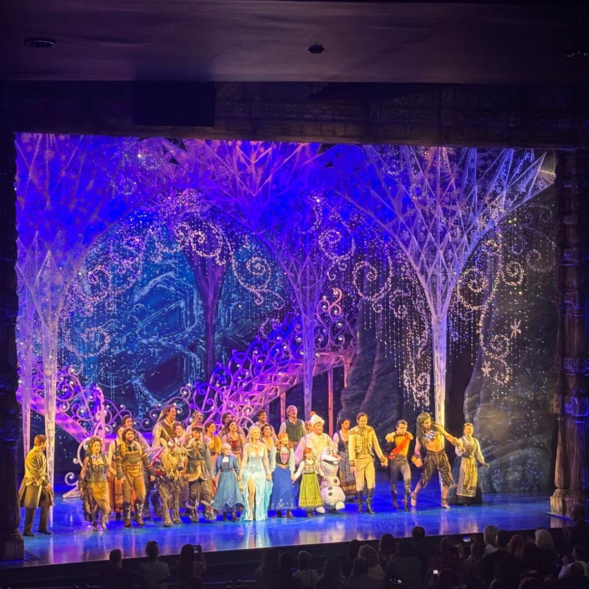 instagram post Musicalbesuch „Die Eiskön