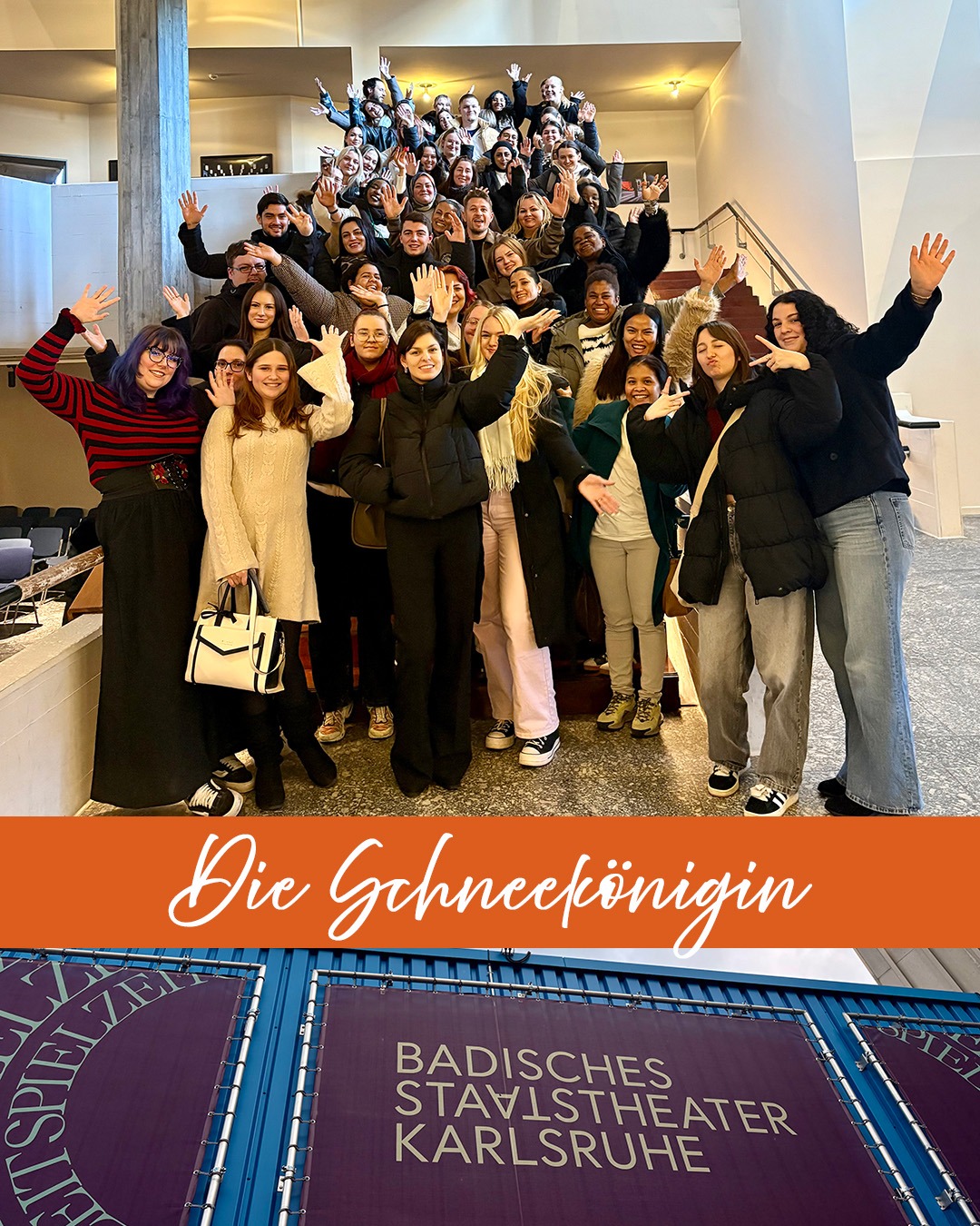 instagram post Theaterbesuch „Die Schnee