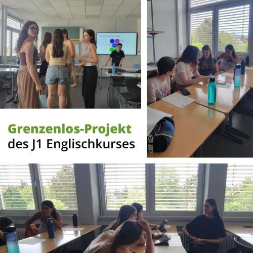 Schüler:innen bei einer Gruppenarbeit