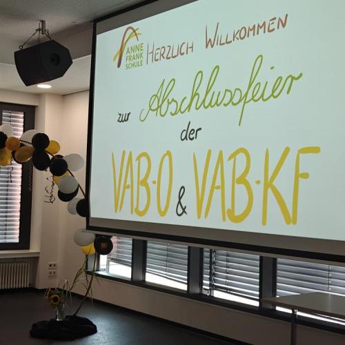 Abschlussfeier der VAB-Klassen