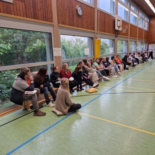 Berührung mit Respekt