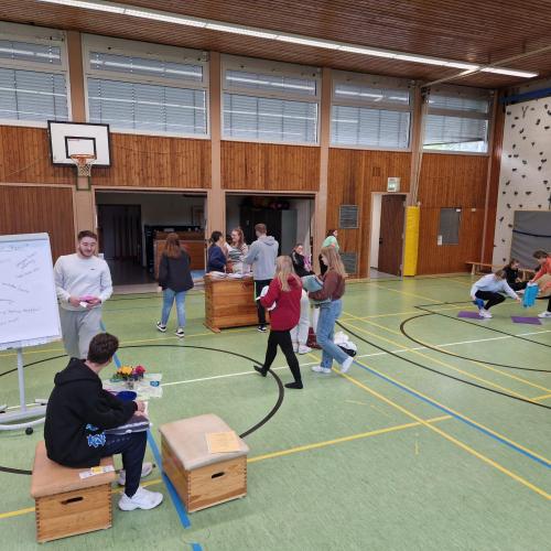 Berührung mit Respekt