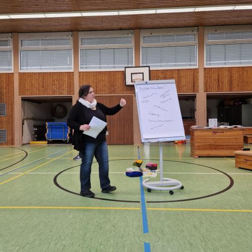 Berührung mit Respekt