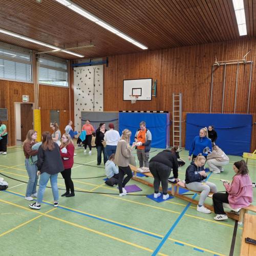 Berührung mit Respekt