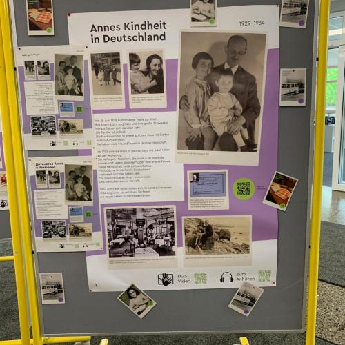 Plakatausstellung zum Anne-Frank-Tag 2025