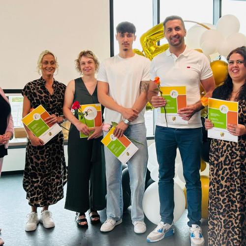 Abschlussfeier der Pflegeabteilung