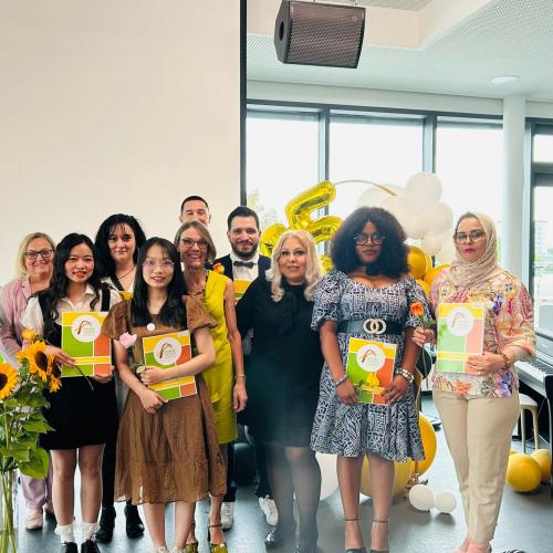 Abschlussfeier der Pflegeabteilung