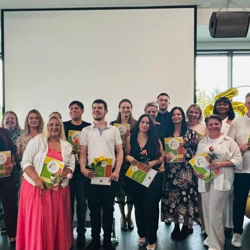 Abschlussfeier der Pflegeabteilung