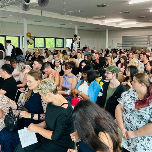 Abschlussfeier der Pflegeabteilung