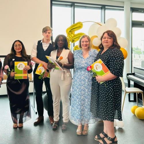 Abschlussfeier der Pflegeabteilung