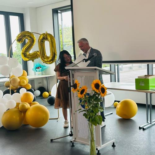 Abschlussfeier der Pflegeabteilung