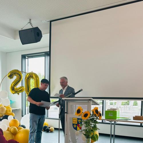 Abschlussfeier der Pflegeabteilung