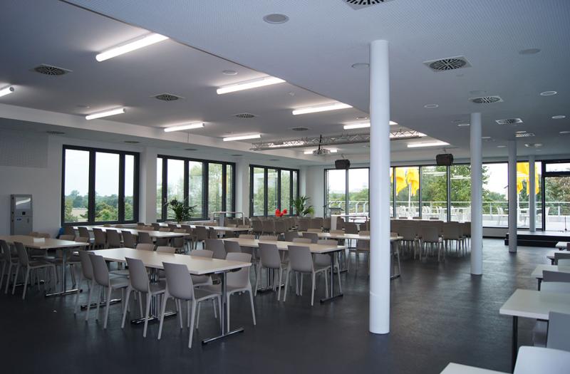 Innenbereich der Mensa