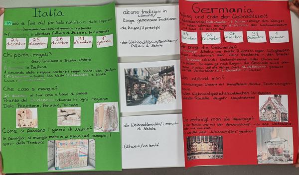Plakat auf Deutsch und Italienisch