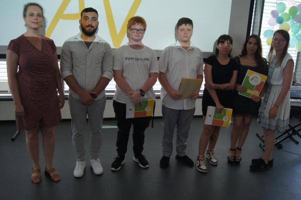 Abschlussklasse AV-P1 mit Michelle Adelhardt