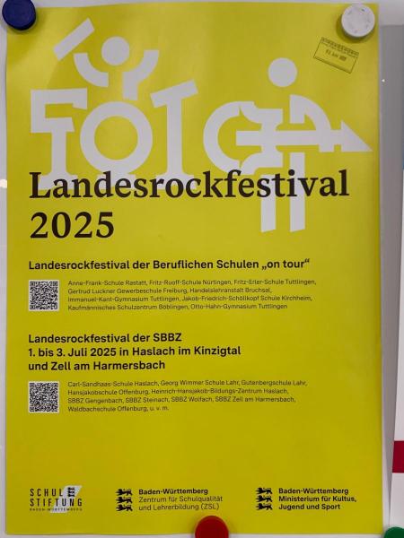 Plakat Landesrockfestival 2025