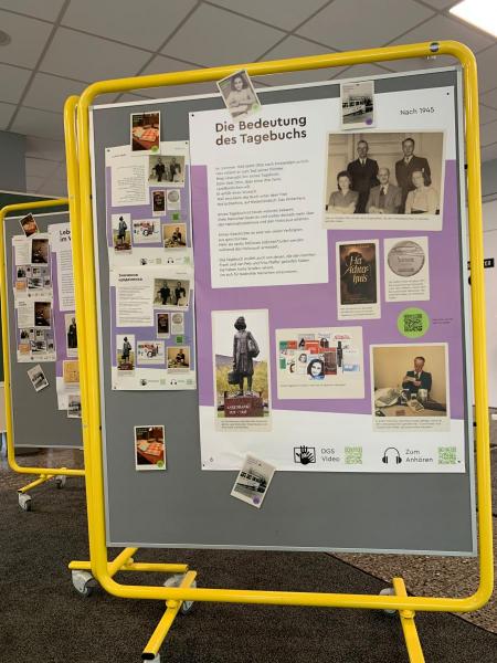 Plakatausstellung zum Anne-Frank-Tag 2025