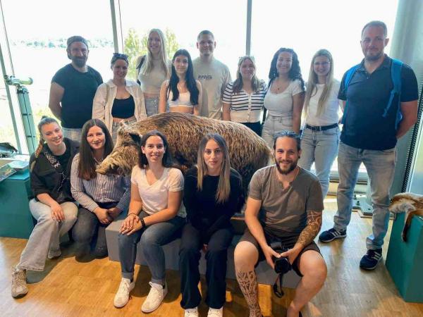 Die Klasse im Museum