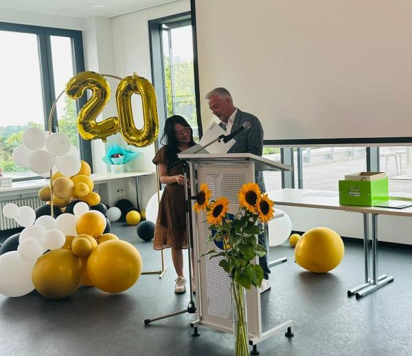 Abschlussfeier der Pflegeabteilung