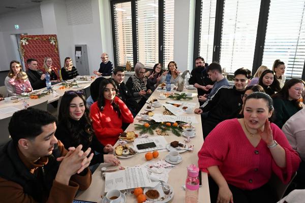 Auf der Weihnachtsfeier